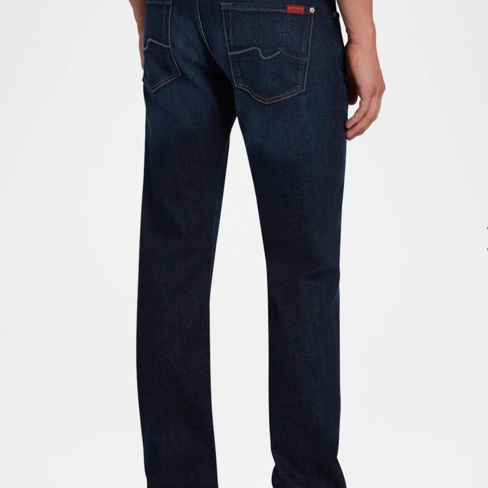 7 For All Mankind Denim Jeans Men Austyn Relaxed Straight-Leg 38x31